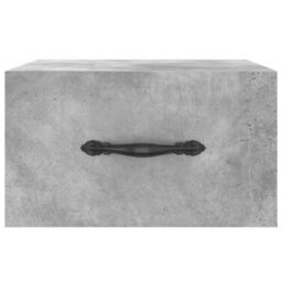 Berkfield Wall-Mounted Bedside Cabinet Concrete Grey 35X35X20 Cm - thumbnail 5