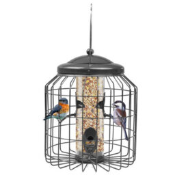 Crystals Squirrel Proof Hanging Bird Seed Feeder Heavy Duty Garden Wild Birds - thumbnail 6