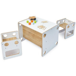 Jerenss Goldfinch Activity Table & Chair Set For Kids Toddlers, 2-Piece Kids Table And Chair Set For Nursery, Playroom, Classroom - thumbnail 5
