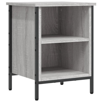 Berkfield Industrial Shoe Cabinet Grey Sonoma 38X35X50 Cm Engineered Wood