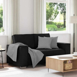 Vidaxl Sofa Chair Black 160 X 78 X 84 Cm Artificial Leather - thumbnail 1