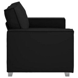 Vidaxl Sofa Chair Black 160 X 78 X 84 Cm Artificial Leather - thumbnail 6