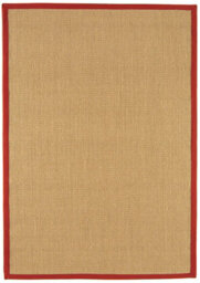 Red Bordered Plain Modern Easy To Clean Rug For Dining Room Bed Room And Living Room-200Cm X 300Cm - thumbnail 2