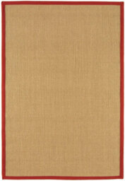 Red Bordered Plain Modern Easy To Clean Rug For Dining Room Bed Room And Living Room-200Cm X 300Cm - thumbnail 6