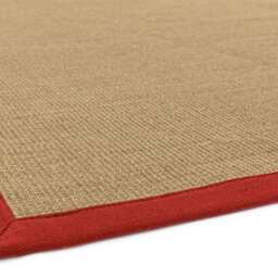 Red Bordered Plain Modern Easy To Clean Rug For Dining Room Bed Room And Living Room-200Cm X 300Cm - thumbnail 4