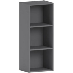Lassic Vida Designs Oxford Grey 3 Tier Cube Bookcase Freestanding Shelving Unit (H)800mm (W)320mm (D)240mm - thumbnail 7
