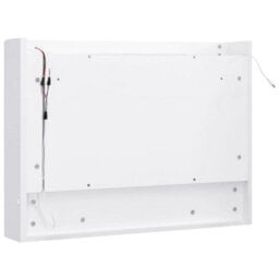 Berkfield Led Bathroom Mirror Cabinet White 80X15X60 Cm Mdf - thumbnail 7