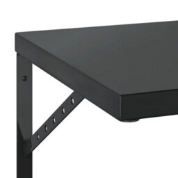 Berkfield Wall Shelves 2 Pcs 75X40 Cm Black Stainless Steel - thumbnail 8