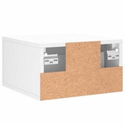 Berkfield Durable Wall-Mounted Bedside Cabinets 2 Pcs White 35X35X20 Cm - thumbnail 9