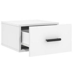 Berkfield Durable Wall-Mounted Bedside Cabinets 2 Pcs White 35X35X20 Cm - thumbnail 7