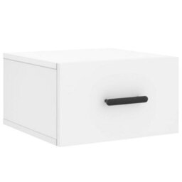 Berkfield Durable Wall-Mounted Bedside Cabinets 2 Pcs White 35X35X20 Cm - thumbnail 5