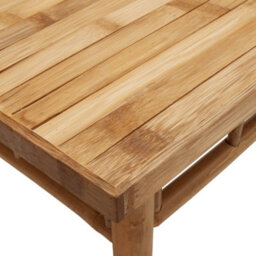 Berkfield Coffee Table 45X45X35 Cm Bamboo - thumbnail 7
