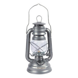 Redwood Leisure Redwood Metal Paraffin Hurricane Lantern - 25Cm - Silver - thumbnail 1