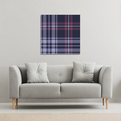 Andrew Lee Tartan Plaid Pattern (Canvas Print) / 114 X 114 X 4Cm - image 1