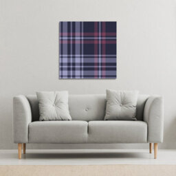 Andrew Lee Tartan Plaid Pattern (Canvas Print) / 114 X 114 X 4Cm - thumbnail 2