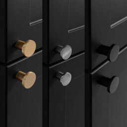 Heze Furniture Gusto Scandi Style Tall Bathroom Wall Cabinet - Black - thumbnail 6