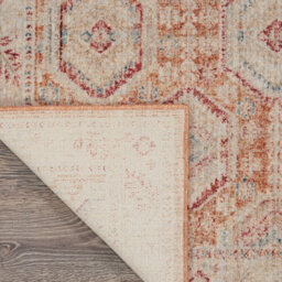 Multicoloured Traditional Bordered Geometric Easy To Clean Rug For Living Room Bedroom & Dining Room-239Cm X 310Cm - thumbnail 4