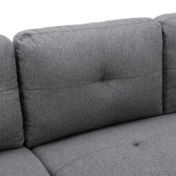 More4Homes Newport Fabric Corner Large 3 Seater Sofa Bed With Storage Left Or Right Side (Grey) - thumbnail 7