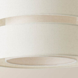 Valuelights Sophia 2 Tier Natural Linen Drum Ceiling Lamp Shade (D)30Cm - thumbnail 5
