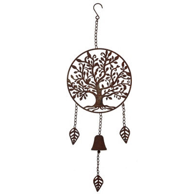 AB Tools Tree Of Life Wind Chime Bell Hanging Garden Yard Decor Metal Ornament House - image 1