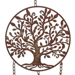 AB Tools Tree Of Life Wind Chime Bell Hanging Garden Yard Decor Metal Ornament House - thumbnail 3