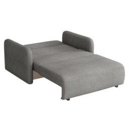 Viva Sun Ii Sofa Bed With Sleeping Function And Bedding Storage Metal Legs Wooden Frame 130X103X85Cm Beige - thumbnail 6