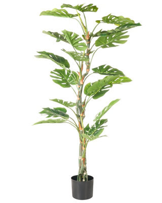 Wyld And Coco 155 Cm Artificial Monstera Potted Plant - Realistic Green Faux Foliage For Home And Office Decor - image 1