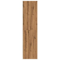 Berkfield Wardrobe Artisian Oak 100X50X200 Cm Engineered Wood - thumbnail 5