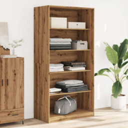 Berkfield Wardrobe Artisian Oak 100X50X200 Cm Engineered Wood - thumbnail 1