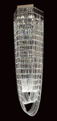 Luminosa Lighting Luminosa Crystalart Hex Crystal Pendant Pendant Ceiling Light