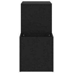 Berkfield Elegant Hall Shoe Cabinet Black 105X35.5X70 Cm Engineered Wood - thumbnail 6