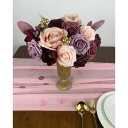 Artificial Flowers, Silk Flowers, Fake Roses, Suitable For Diy Wedding Bouquets And Table Decorations - thumbnail 3