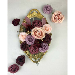 Artificial Flowers, Silk Flowers, Fake Roses, Suitable For Diy Wedding Bouquets And Table Decorations - thumbnail 2