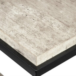 Pacific Lifestyle Grey Concrete Effect Console Table With Lower Shelf And Black Metal Frame 122Cm, Jersey - thumbnail 9