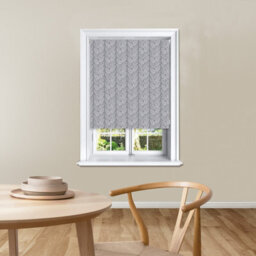 Lister Cartwright Beanstalk Leaf Patterned Roller Blinds - (180 X 140 Cm) Easy To Fit Child Safety Included - Grey - thumbnail 4