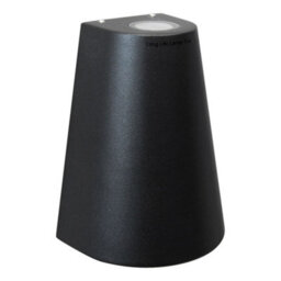 Long Life Lamps Company Cone Shape Up Down Outdoor Wall Light Stainless Steel Black Finish Zlc070B - thumbnail 1