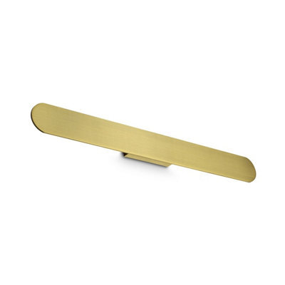 Ideal Lux Luminosa Zig Zag Oval Integrated Led Wall Lamp Brass 3100Lm 3000K - image 1