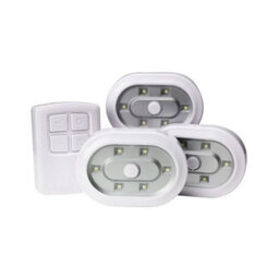 3 X Remote Control Led Lights - 35 Lumen Battery Powered Home Lighting With 10M Wireless Range, 30 Min Timer & 2 Brightness Levels - thumbnail 1