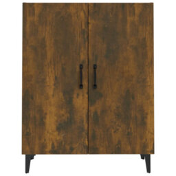 Berkfield Sideboard Smoked Oak 70X34X90 Cm Engineered Wood - thumbnail 3