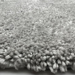 Washable Silver Thick Shaggy Rug, Modern Plain Rug For Bedroom, & Living Room, Silver Rug For Dining Room-60Cm X 100Cm - thumbnail 3