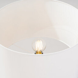 Luminosa Lighting Luminosa Natt Tripod Floor Lamp White, Natural Wood 1X E27 - thumbnail 5
