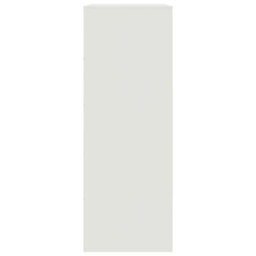 Berkfield Sideboard White 67X39X107 Cm Steel - thumbnail 8