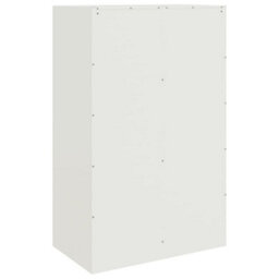 Berkfield Sideboard White 67X39X107 Cm Steel - thumbnail 9
