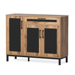 Gainoom Sideboard Buffet Cabinet Large Storage Organizer 3-Door Modern Accent Coffee Bar Console Station - thumbnail 1