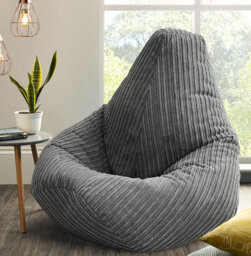 Beautiful Beanbags Xxl Mega Highback Jumbo Cord Beanbag - thumbnail 1