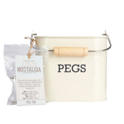 KitchenCraft Living Nostalgia Antique Cream Peg Tin - thumbnail 4