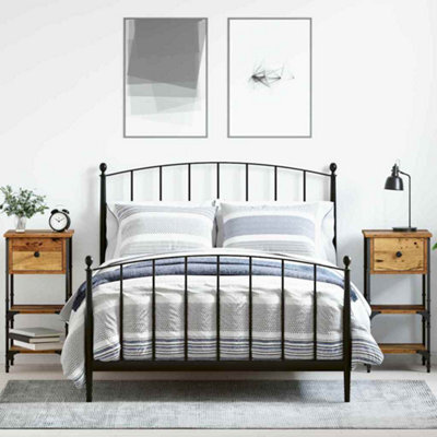 Berkfield Bedside Cabinets 2 Pcs Old Wood 34X36X70 Cm Engineered Wood - image 1