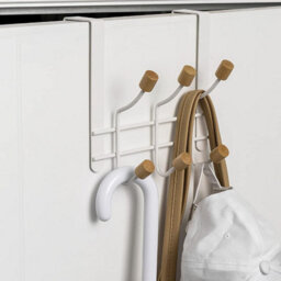 Over-The-Door Coat Rack, Suitable For Kitchen, Bathroom, Bedroom, Living Room, Etc., 6 Hooks - thumbnail 4
