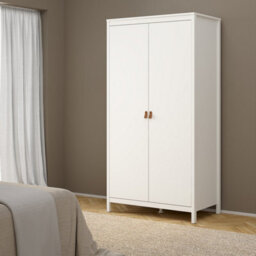 Furniture To Go Barcelona Wardrobe With 2 Doors In White - thumbnail 6