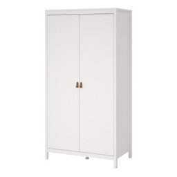 Furniture To Go Barcelona Wardrobe With 2 Doors In White - thumbnail 4